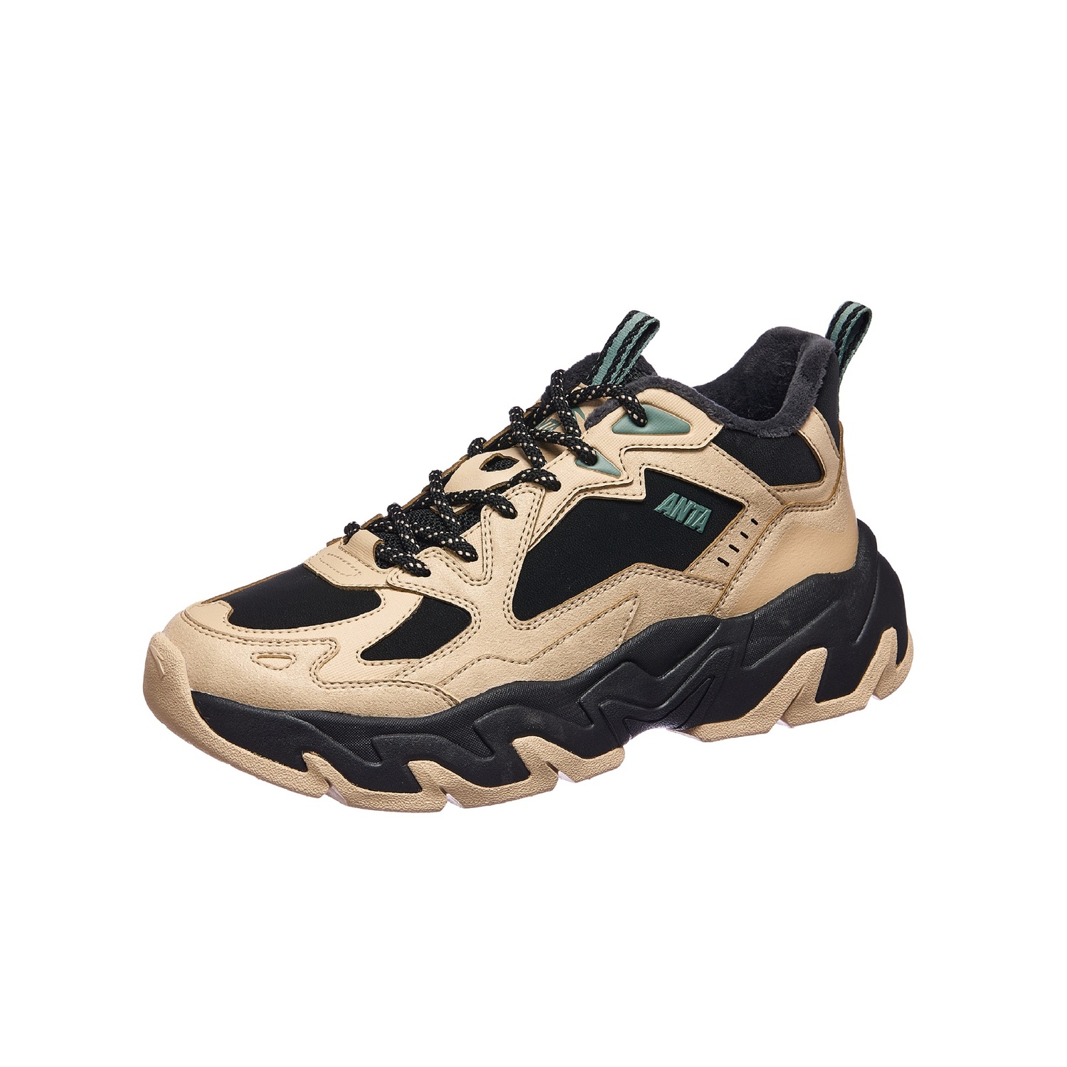 ANTA Сланцевые нескользящие, устойчивые к истиранию, термостойкие мид-топ повседневные кроссовки мужские Basic Black Raw Wood Silica Green
ANTA Сланцевые нескользящие, устойчивые к истиранию, термостойкие мид-топ повседневные кроссовки мужские Basic Black Raw Wood Silica Green