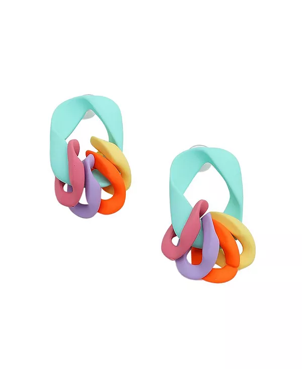 Женские серьги-подвески из цепочек Sohi, blue
Женские серьги-подвески из цепочек Sohi, blue