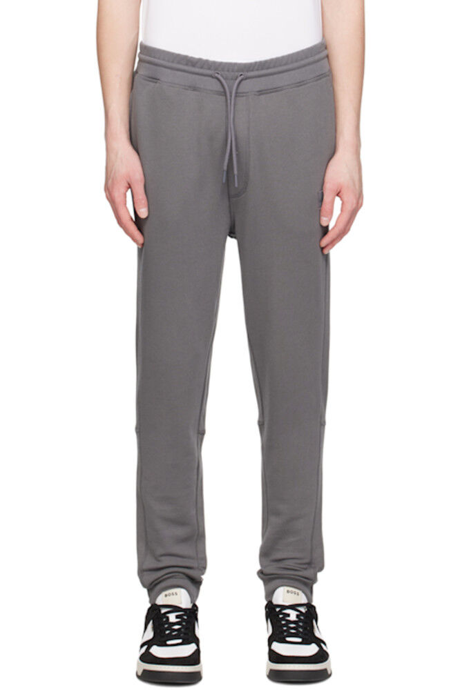 Серые спортивные штаны с завязками BOSS
Серые спортивные штаны с завязками BOSS