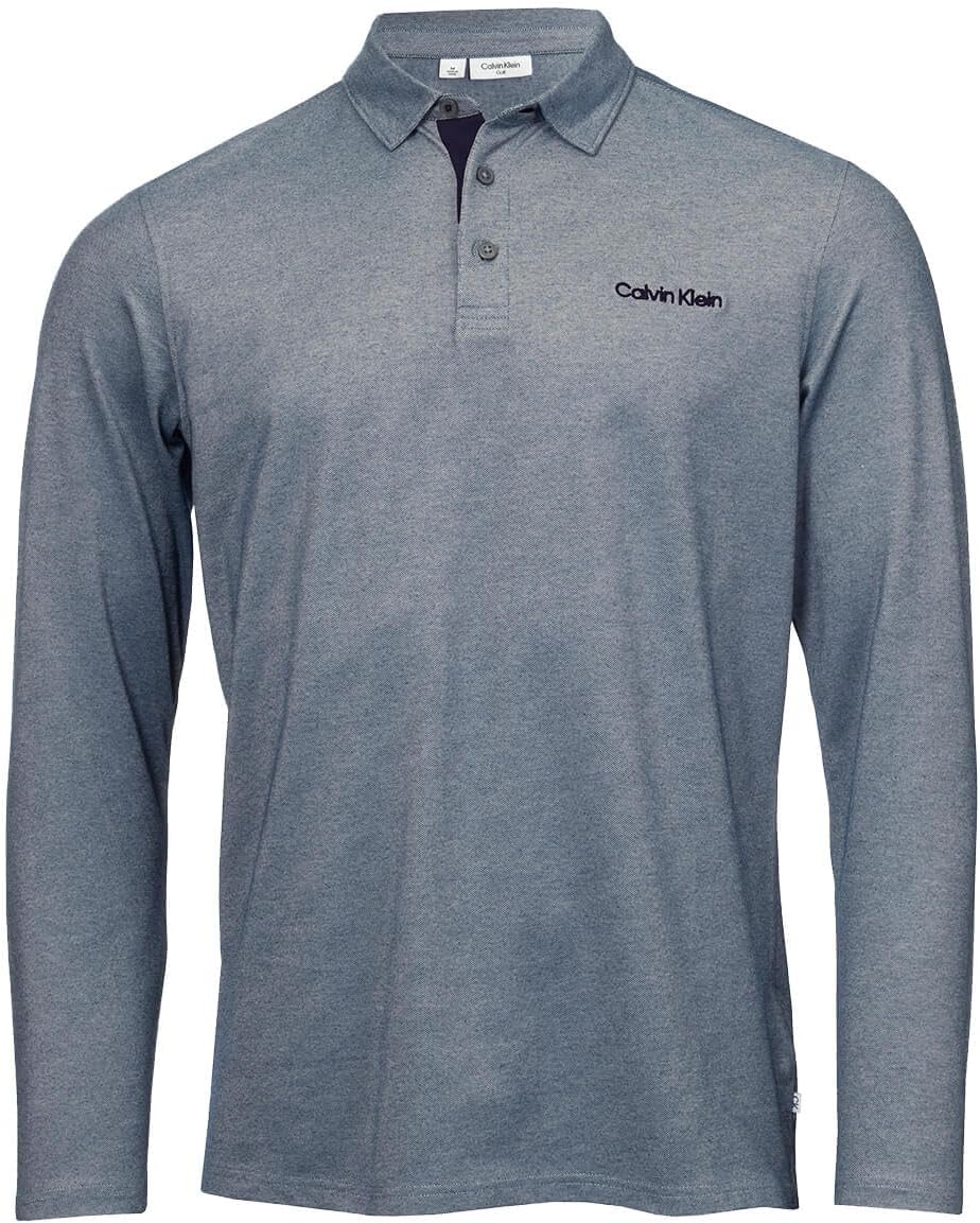 Мужская рубашка-поло Calvin Klein Medina из переработанной эластичной ткани с длинным рукавом, Engine Blue
Мужская рубашка-поло Calvin Klein Medina из переработанной эластичной ткани с длинным рукавом, Engine Blue