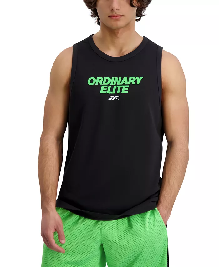 Мужская майка Ordinary Elite с логотипом Reebok, черный 
Мужская майка Ordinary Elite с логотипом Reebok, черный