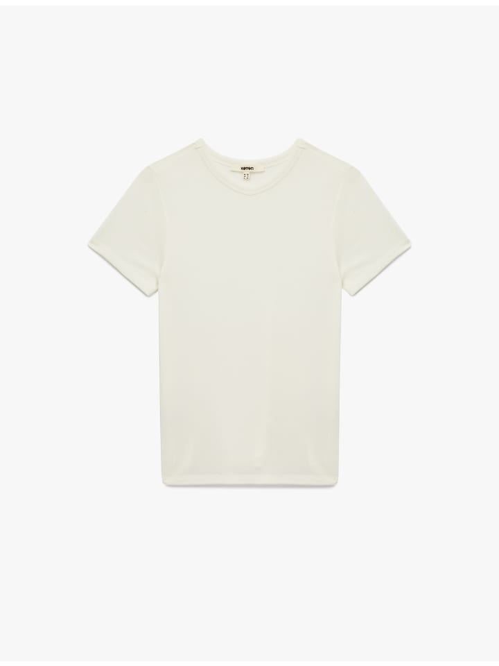 ФУТБОЛКА SS цвета экрю KOTON
ФУТБОЛКА SS цвета экрю KOTON