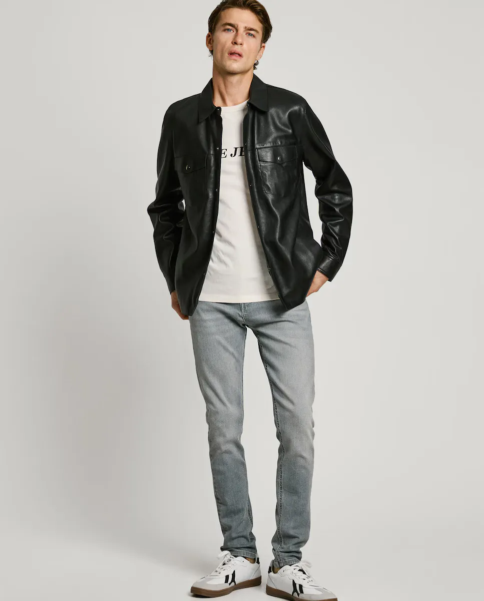 Мужские джинсы скинни Finsbury с эффектом потертости Pepe Jeans, светло-серый
Мужские джинсы скинни Finsbury с эффектом потертости Pepe Jeans, светло-серый