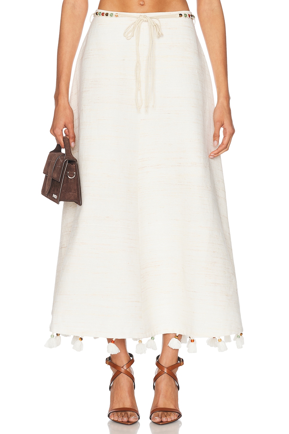 Юбка с отделкой из бусин Rhiannon Zimmermann, Cream
Юбка с отделкой из бусин Rhiannon Zimmermann, Cream