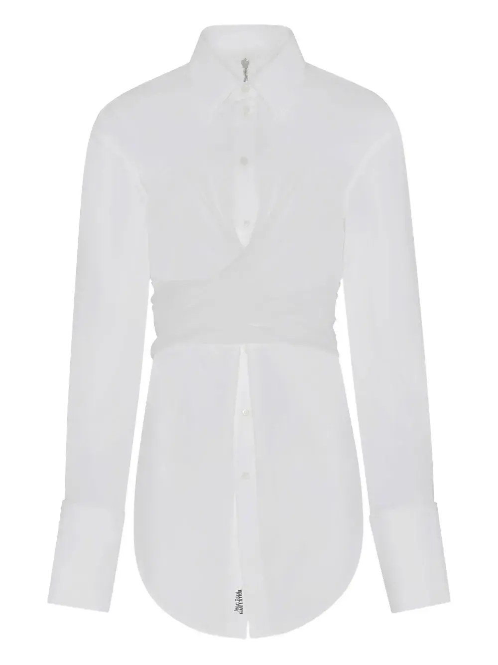 Платье-рубашка с драпировкой Jean Paul Gaultier, белый
Платье-рубашка с драпировкой Jean Paul Gaultier, белый