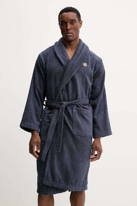 Хлопковый халат Gant, темно-синий
Хлопковый халат Gant, темно-синий