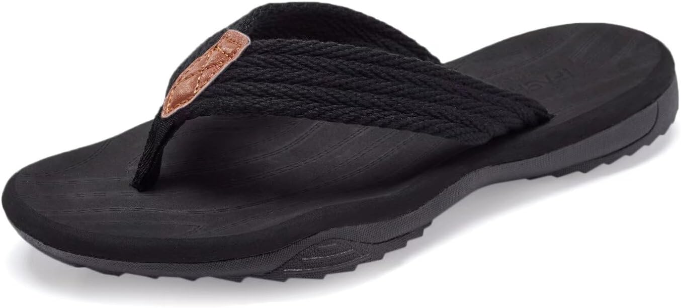 Мужские вьетнамки удобные сандалии-шлепанцы для дома и пляжа Junshide, черный
Мужские вьетнамки удобные сандалии-шлепанцы для дома и пляжа Junshide, черный