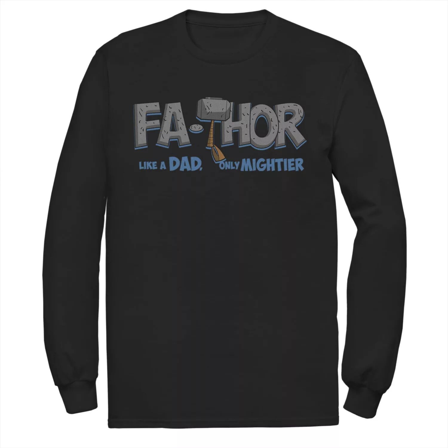 Мужская футболка Marvel Fa-Thor Like A Dad Only Mightier с рисунком ко Дню отца
Мужская футболка Marvel Fa-Thor Like A Dad Only Mightier с рисунком ко Дню отца