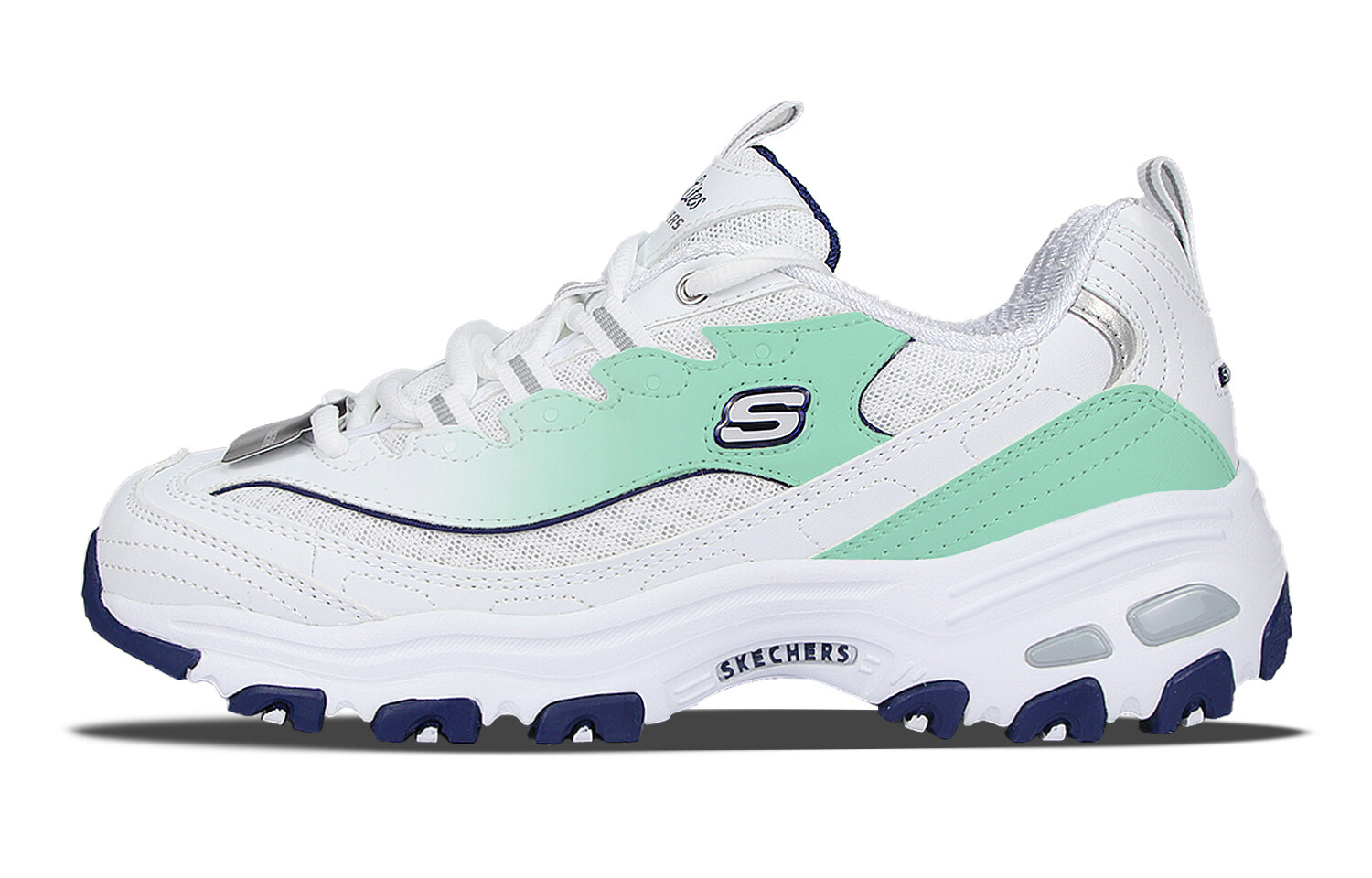 Кроссовки Skechers D"Lites 1.0 Chunky Sneakers Women's Low-top Green/White, белый
Кроссовки Skechers D"Lites 1.0 Chunky Sneakers Women's Low-top Green/White, белый