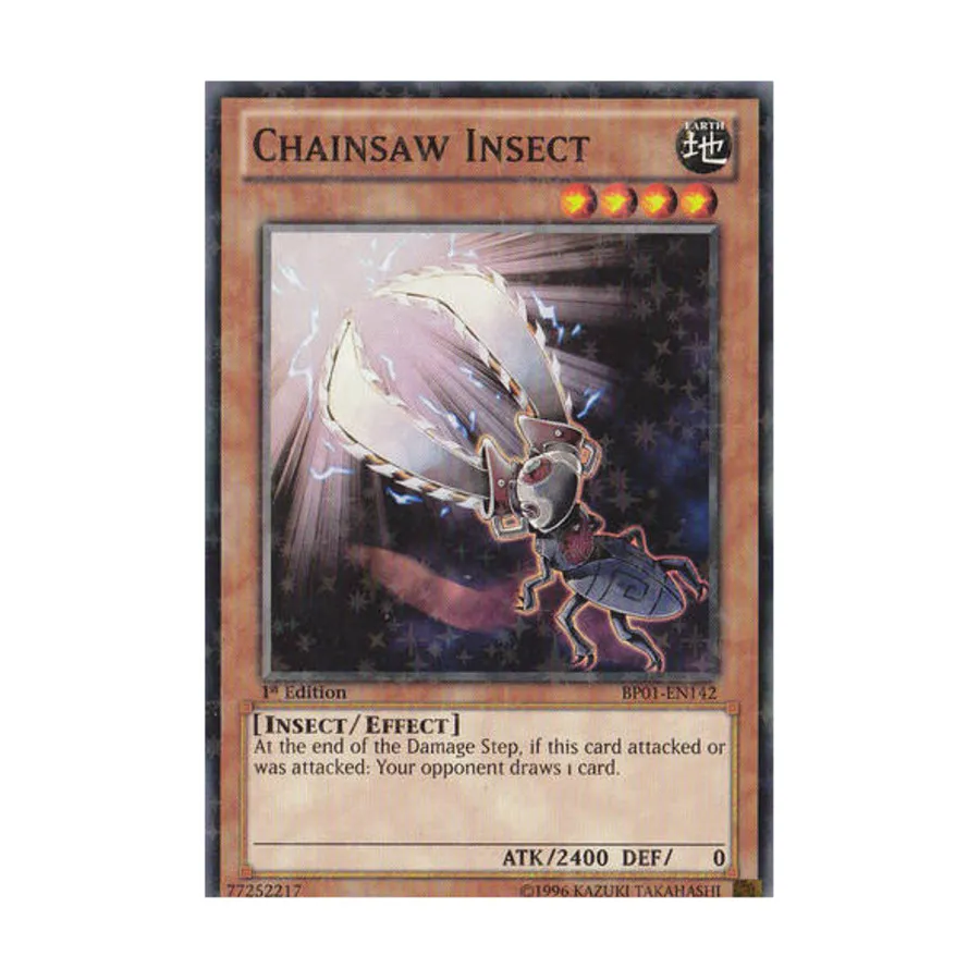 CCG Насекомое-бензопила (обычное), Yu-Gi-Oh - Battle Pack 1 - Epic Dawn - Singles
CCG Насекомое-бензопила (обычное), Yu-Gi-Oh - Battle Pack 1 - Epic Dawn - Singles