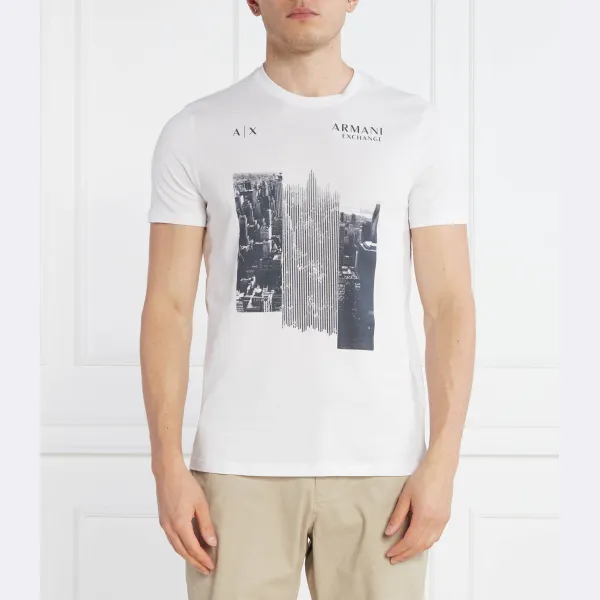 Облегающая футболка Armani Exchange, белый
Облегающая футболка Armani Exchange, белый