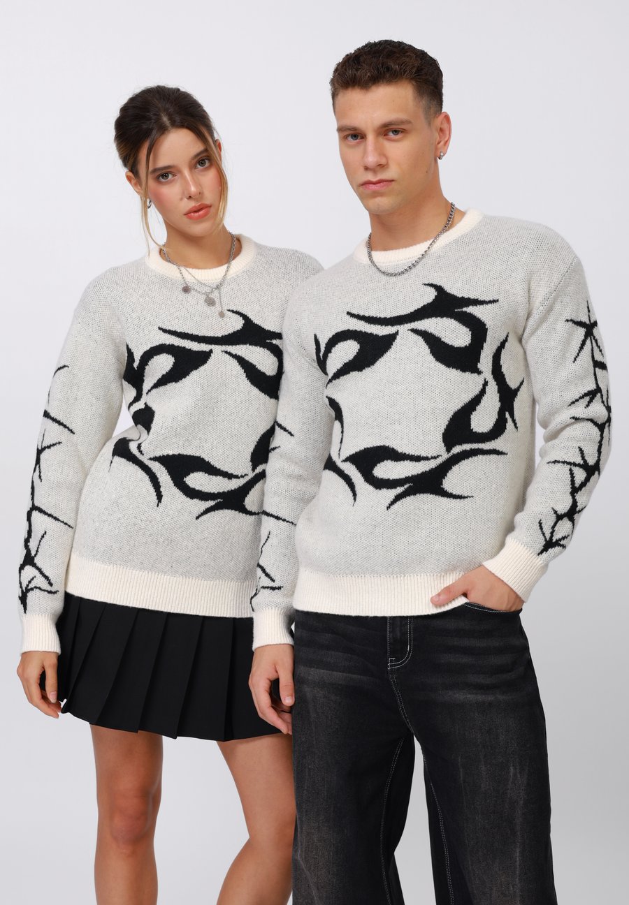 Джемпер YOURTURN UNISEX, White/Black/White
Джемпер YOURTURN UNISEX, White/Black/White