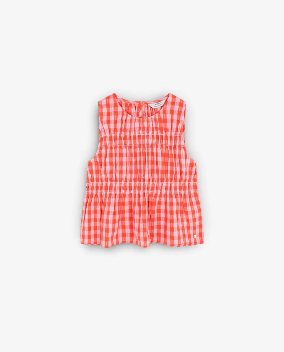 Топ из хлопка для девочки с аппликациями с оборками Scalpers, цвет Rosa
Топ из хлопка для девочки с аппликациями с оборками Scalpers, цвет Rosa