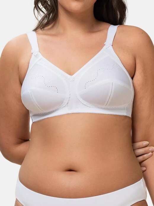 Бюстгальтер без косточек doreen & хлопок Triumph, белый 
Бюстгальтер без косточек doreen & хлопок Triumph, белый