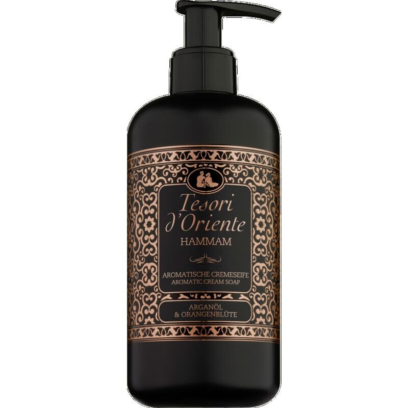 Ароматное крем-мыло для рук Хаммам Аргановое масло и апельсиновый цвет Tesori d'Oriente, 300 ml
Ароматное крем-мыло для рук Хаммам Аргановое масло и апельсиновый цвет Tesori d'Oriente, 300 ml