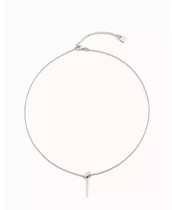 Ожерелье в форме гвоздя из металлического сплава с покрытием из 18-каратного золота Unode50, silver