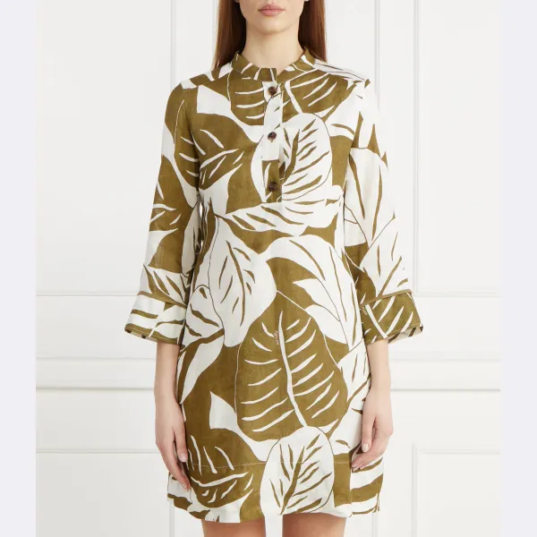 Льняное платье Бесси Marella, хаки
Льняное платье Бесси Marella, хаки