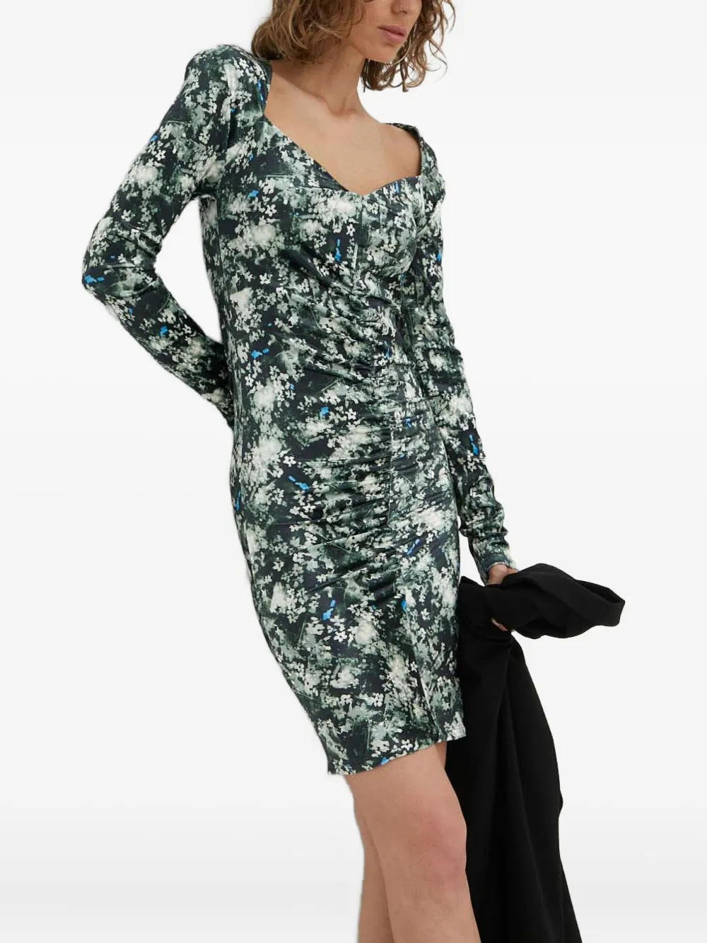 Платье с длинными рукавами и сборками Day Birger Et Mikkelsen, черный
Платье с длинными рукавами и сборками Day Birger Et Mikkelsen, черный