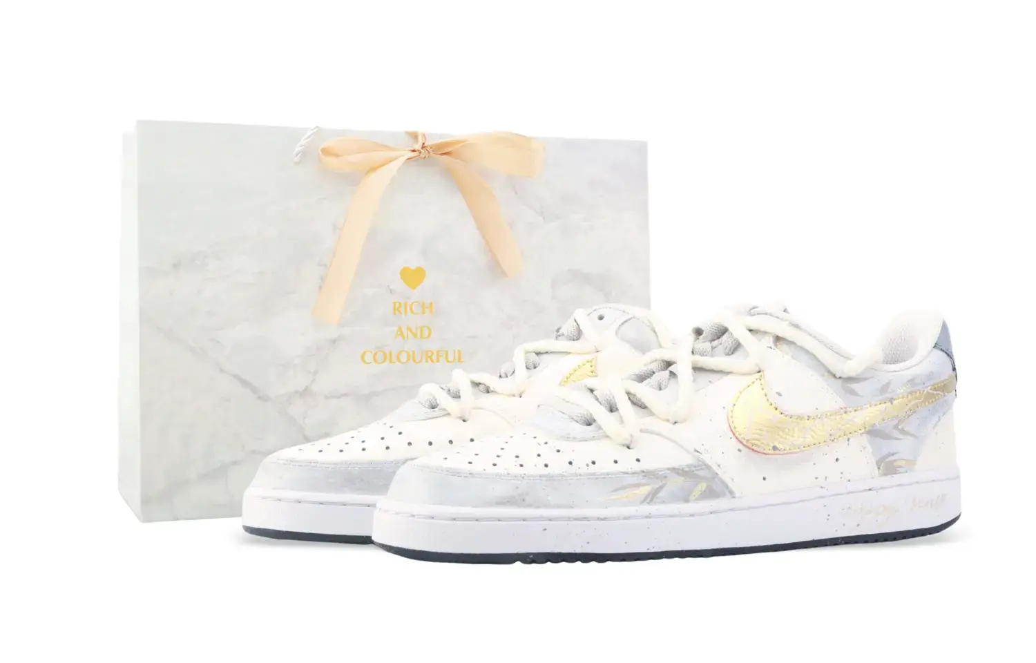 Nike Court Vision 1 Drippy Golden Years Box устойчивые к истиранию низкие кроссовки для скейтбординга мужские gray gold
Nike Court Vision 1 Drippy Golden Years Box устойчивые к истиранию низкие кроссовки для скейтбординга мужские gray gold