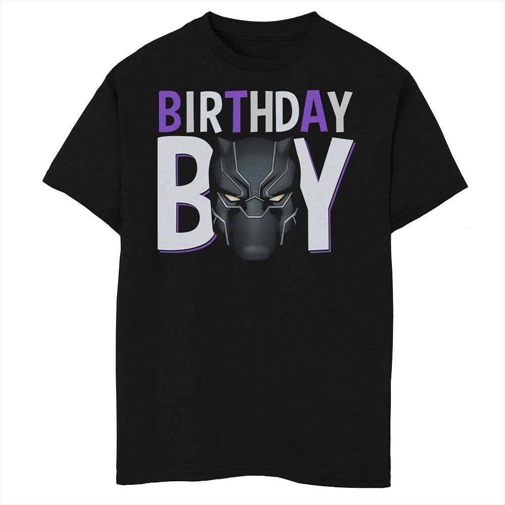 Футболка с рисунком «Именинник» для мальчиков 8–20 лет Marvel Black Panther, черный
Футболка с рисунком «Именинник» для мальчиков 8–20 лет Marvel Black Panther, черный