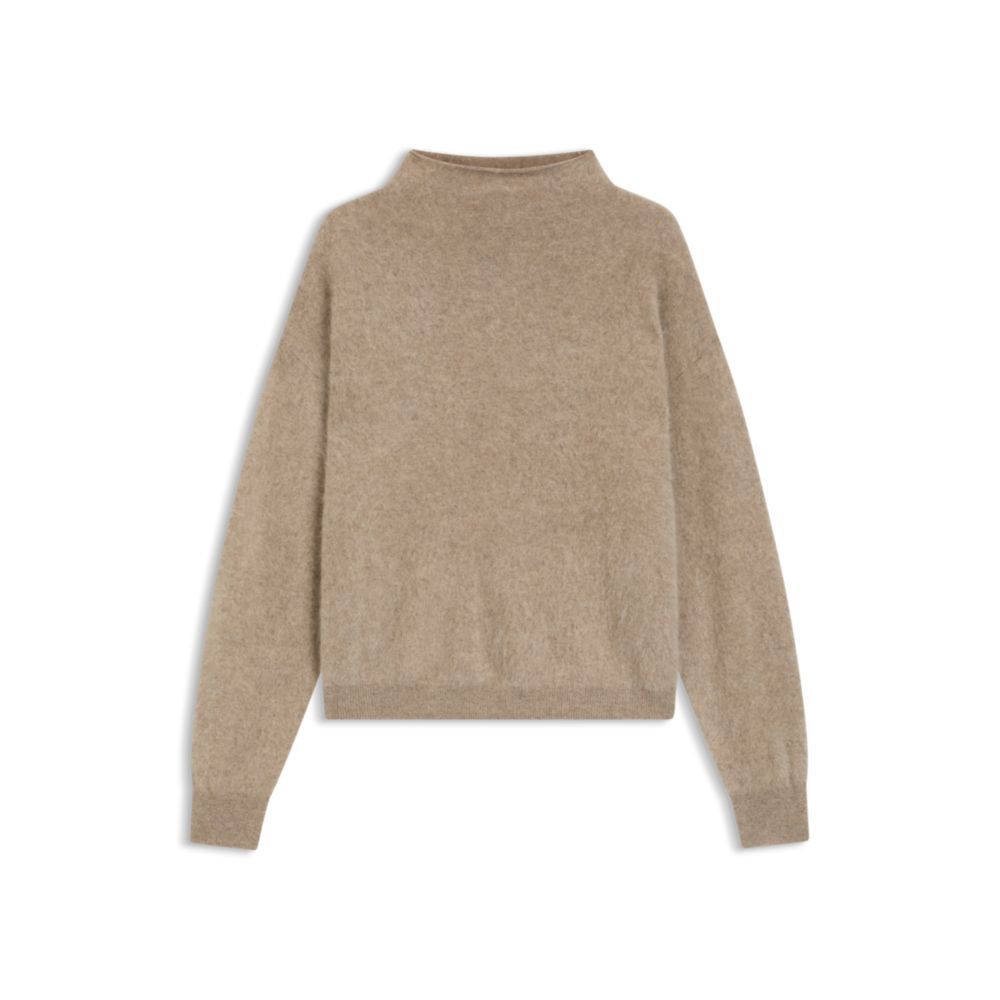 Свитер из стираного кашемира с высоким воротником Boss, темно-серый
Свитер из стираного кашемира с высоким воротником Boss, темно-серый