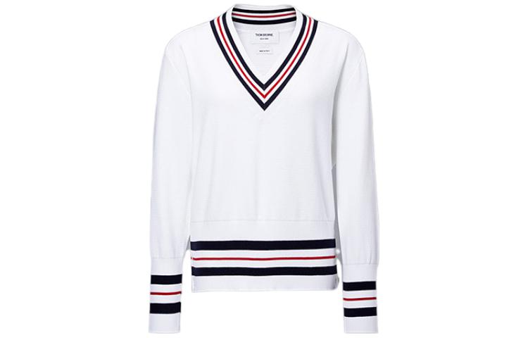 THOM BROWNE Свитер мужской белый
THOM BROWNE Свитер мужской белый