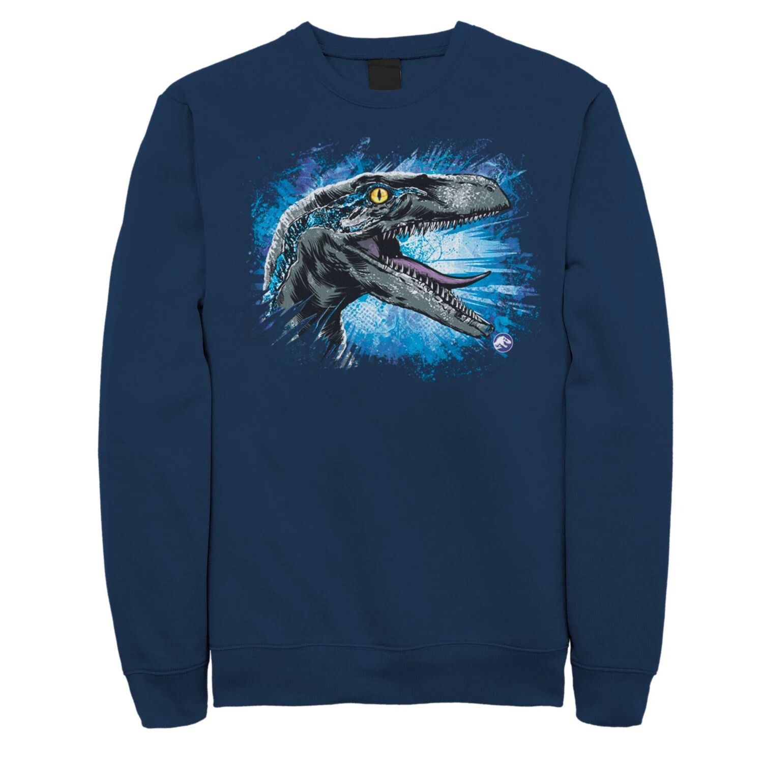 Мужской синий свитшот с брызгами Raptor Jurassic World, синий
Мужской синий свитшот с брызгами Raptor Jurassic World, синий