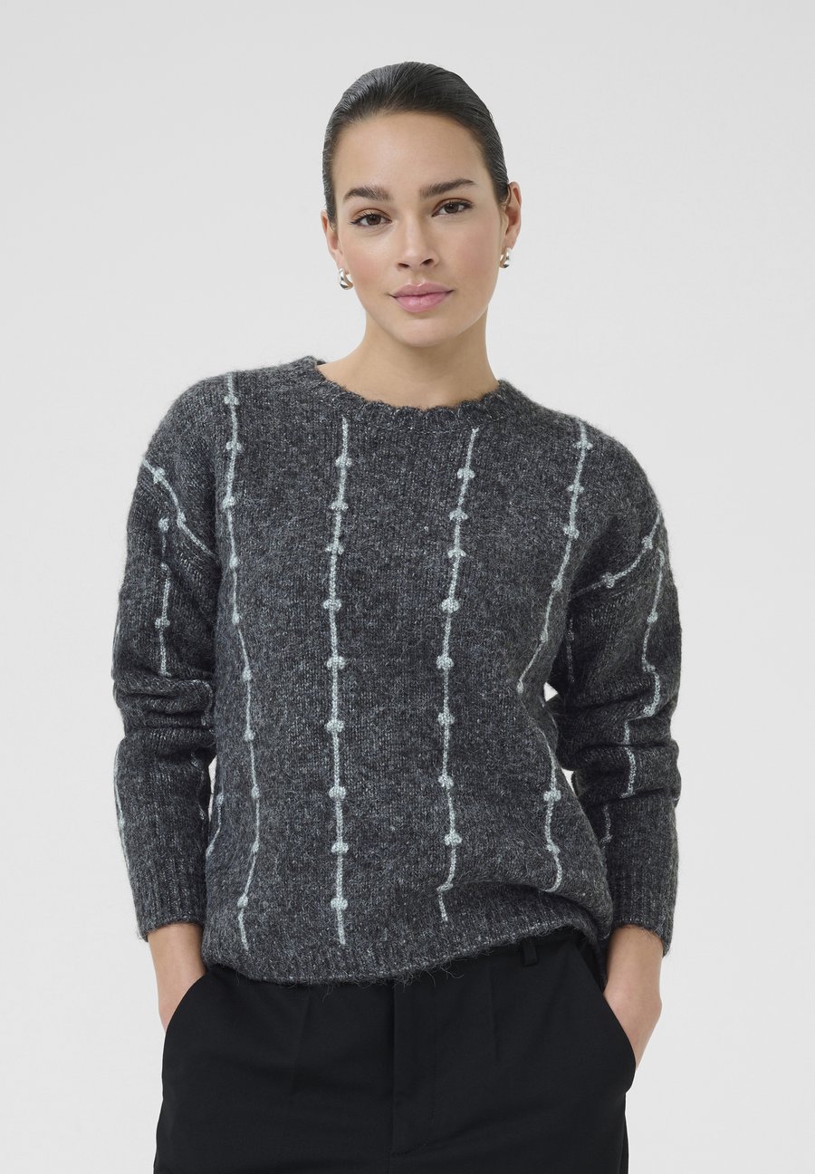 Джемпер Kaffe LIANNA, Dark Grey Melange/Dark Grey
Джемпер Kaffe LIANNA, Dark Grey Melange/Dark Grey