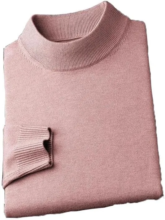 Свитер с высоким воротником, вязаный пуловер с длинным рукавом
Свитер с высоким воротником, вязаный пуловер с длинным рукавом