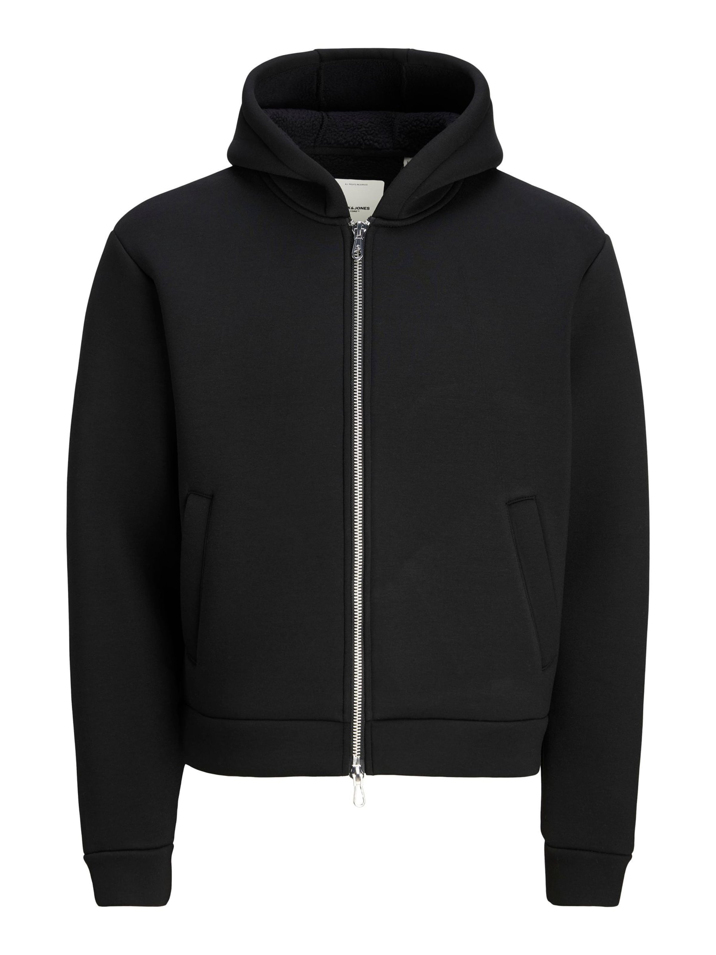 JACK & JONES Худи на молнии в черном цвете, Черный, JACK & JONES Худи на молнии в черном цвете
JACK & JONES Худи на молнии в черном цвете, Черный, JACK & JONES Худи на молнии в черном цвете