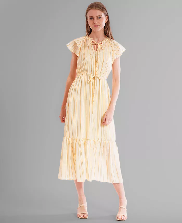 Женское шифоновое платье макси без рукавов с завязкой на горловине julia jordan
Женское шифоновое платье макси без рукавов с завязкой на горловине julia jordan