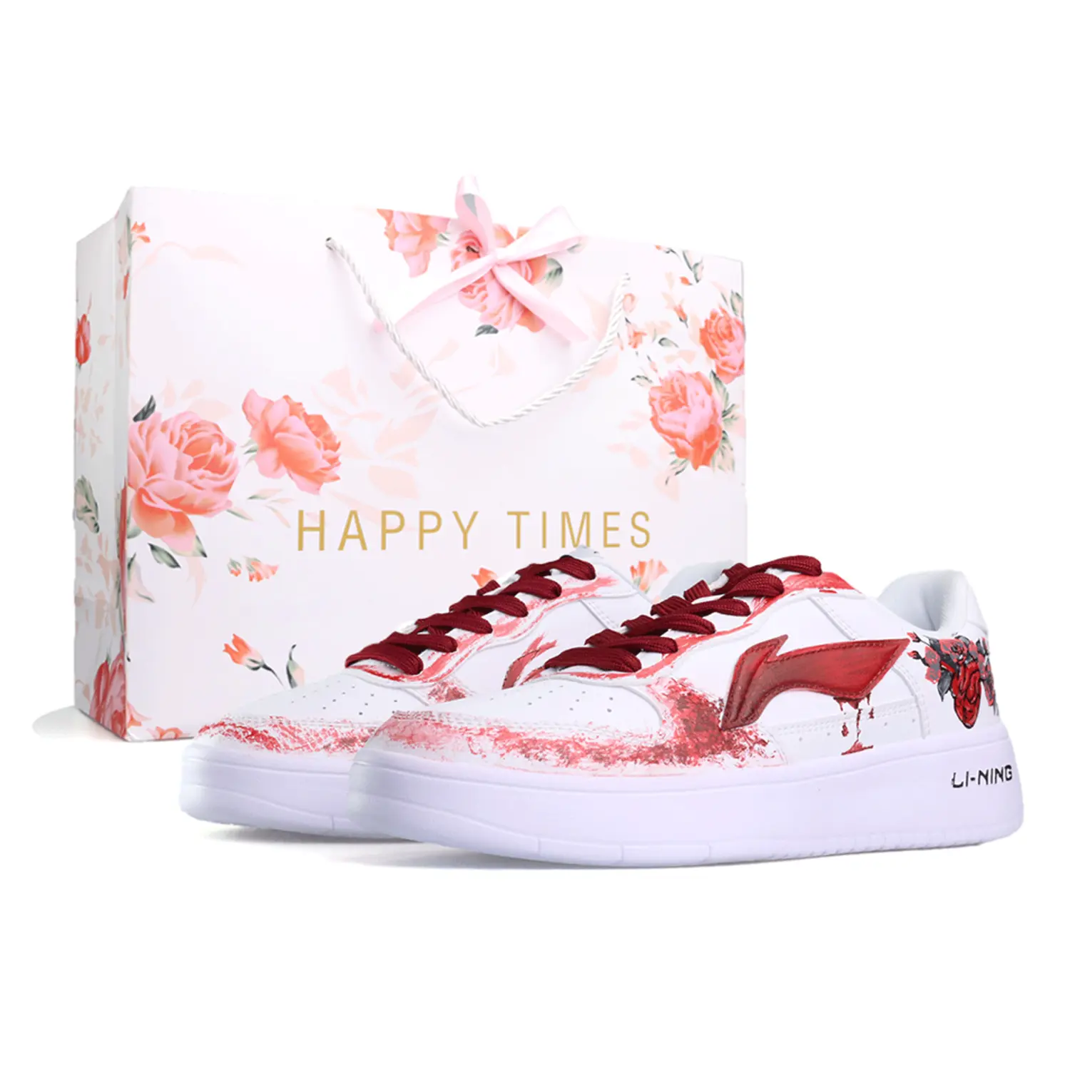 LINING Лининг Понтун Боутс нескользящие, легкие и дышащие лоу-топ скейтбордские кроссовки унисекс бело-красные - бело-красная сумка для покупок, цвет White Red Shopping Bag
LINING Лининг Понтун Боутс нескользящие, легкие и дышащие лоу-топ скейтбордские кроссовки унисекс бело-красные - бело-красная сумка для покупок, цвет White Red Shopping Bag