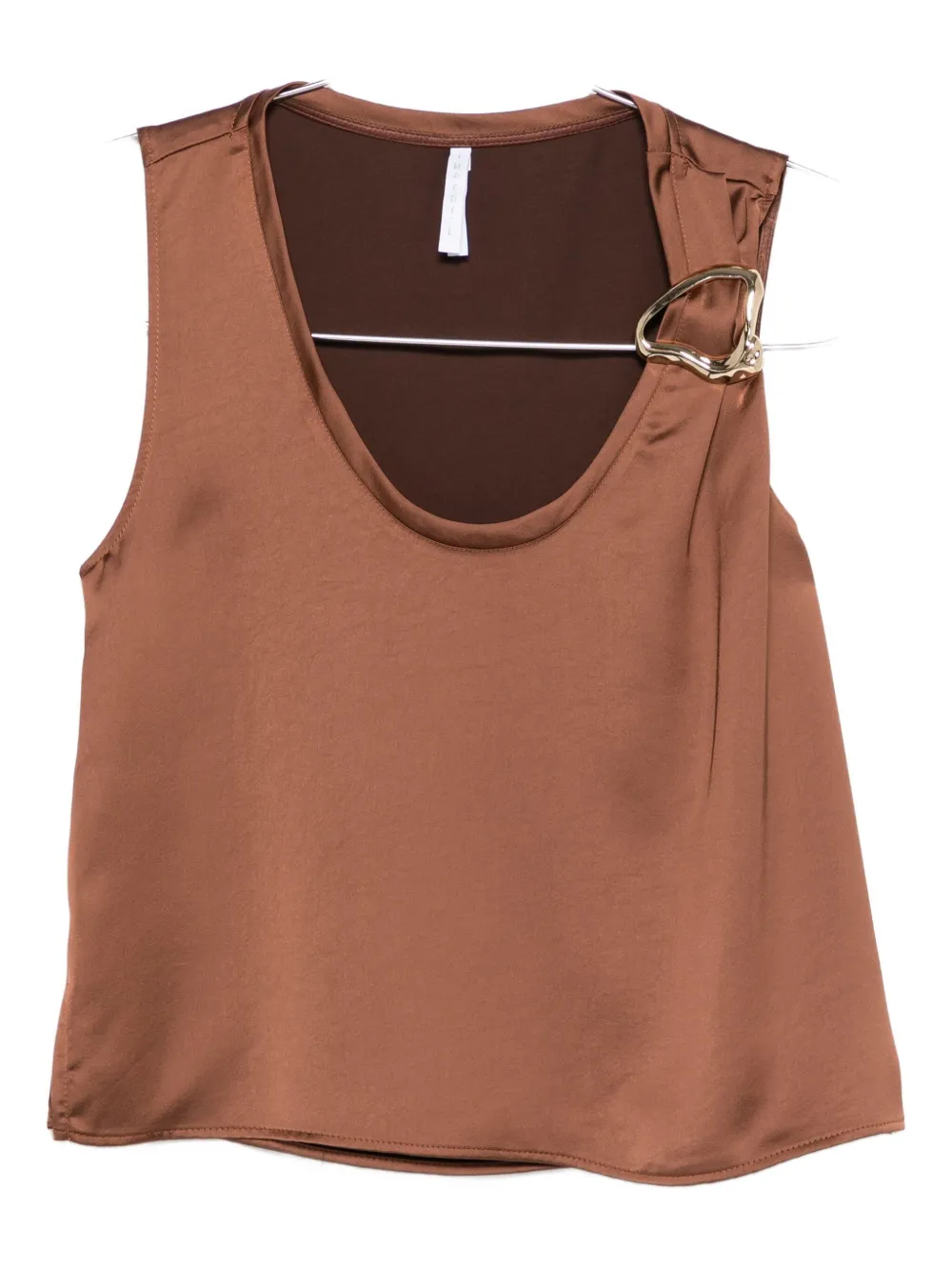 Топ без рукавов с пряжкой IMPERIAL, коричневый
Топ без рукавов с пряжкой IMPERIAL, коричневый
