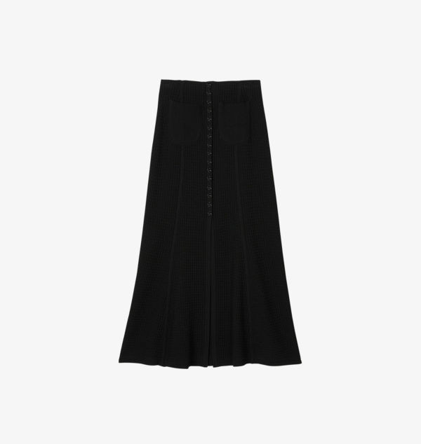 Трикотажная юбка миди средней посадки с боковыми карманами Sandro, мультиколор
Трикотажная юбка миди средней посадки с боковыми карманами Sandro, мультиколор