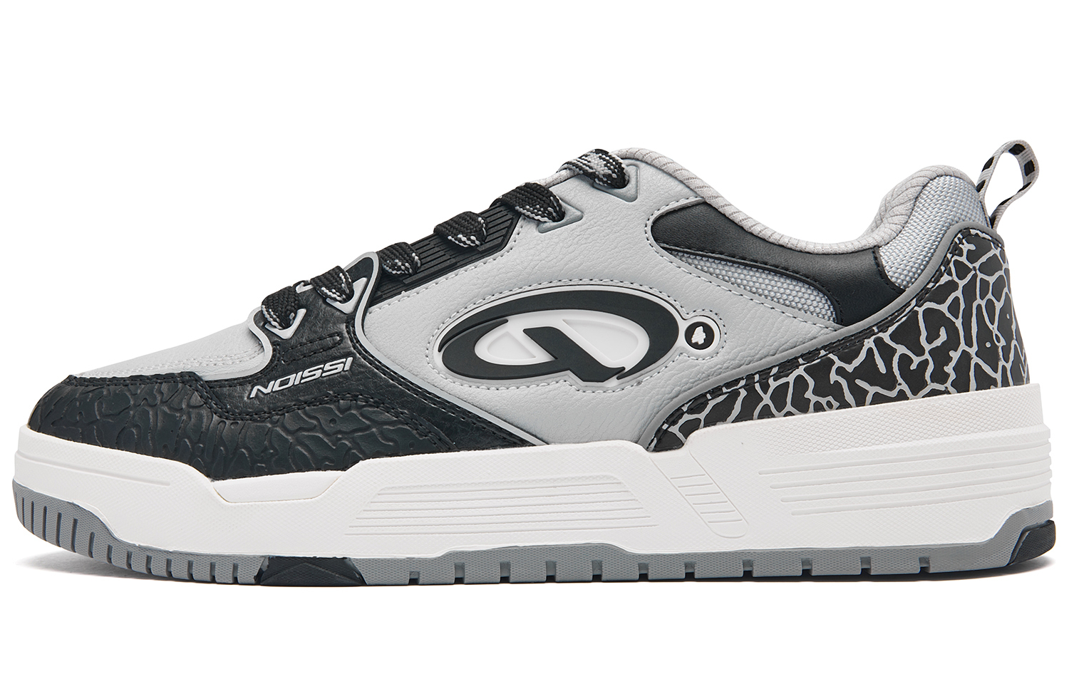 Ци Чэн 4.0 Кроссовки для скейтбординга мужские низкие туфли Тумано-серый черный QIAODAN
Ци Чэн 4.0 Кроссовки для скейтбординга мужские низкие туфли Тумано-серый черный QIAODAN