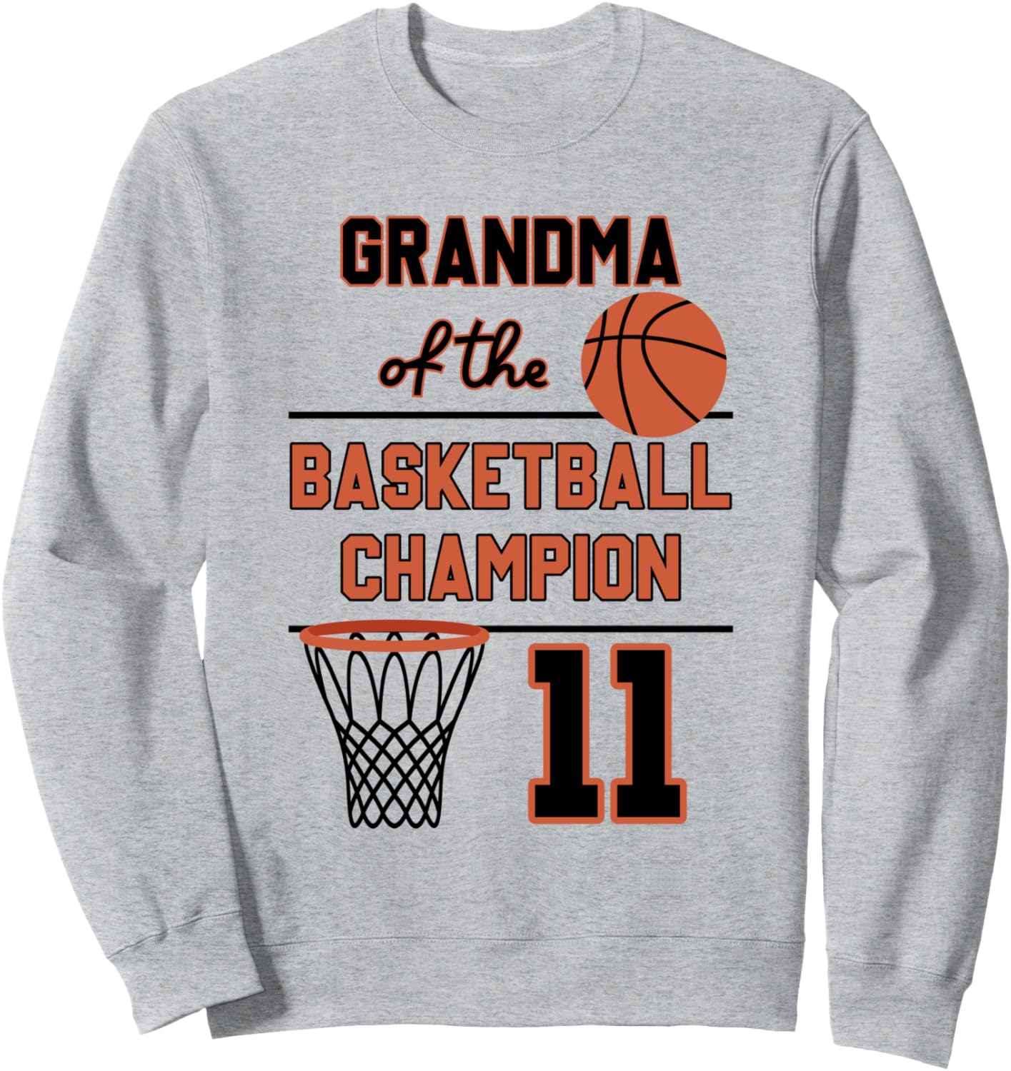 Толстовка для вечеринки в честь 11-летия бабушки-чемпионки по баскетболу, серая Family Look Basketball Fan Theme Decorations Gifts
Толстовка для вечеринки в честь 11-летия бабушки-чемпионки по баскетболу, серая Family Look Basketball Fan Theme Decorations Gifts