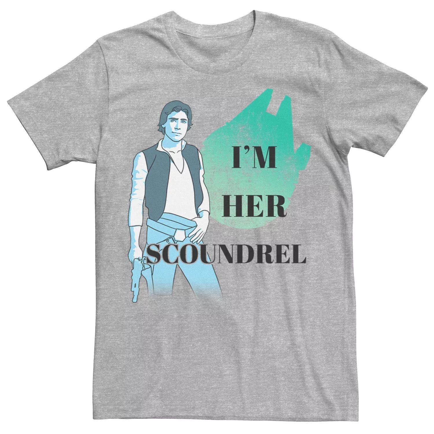 Мужская футболка с акварельным рисунком I'm Her Scoundrel Han Solo Star Wars
Мужская футболка с акварельным рисунком I'm Her Scoundrel Han Solo Star Wars