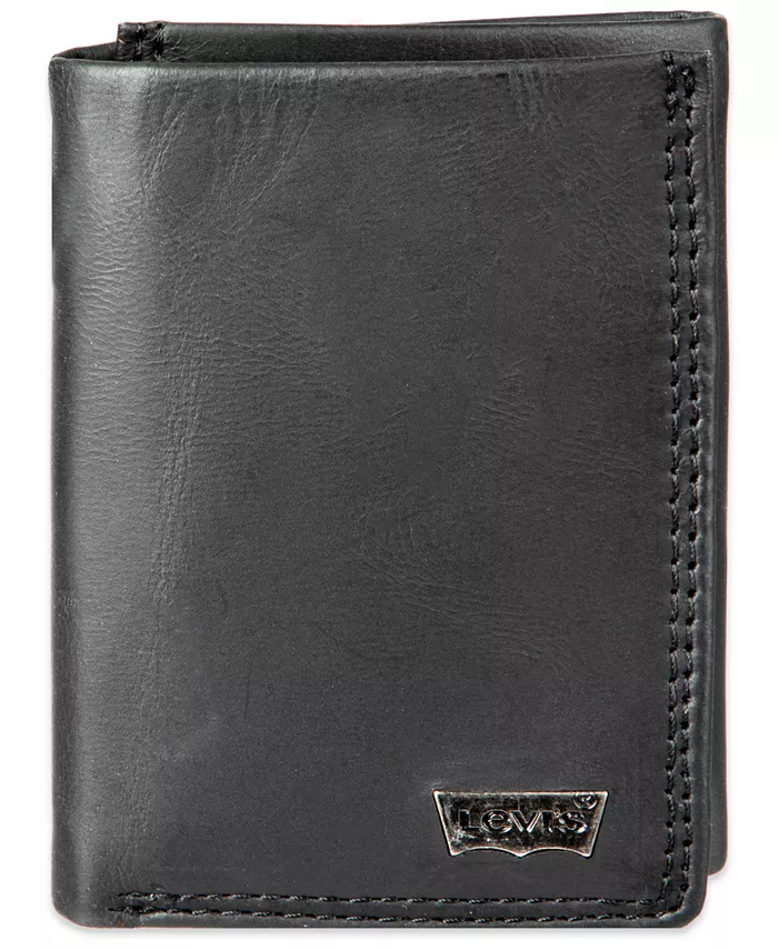 Мужской кошелек Conrad с RFID-защитой из натуральной кожи увеличенной вместимости в формате трифолда Levi'S, черный
Мужской кошелек Conrad с RFID-защитой из натуральной кожи увеличенной вместимости в формате трифолда Levi'S, черный