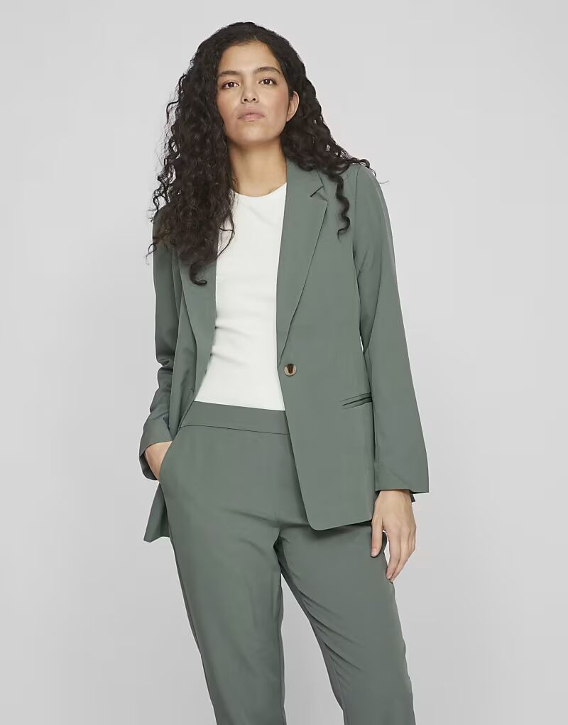 Vila Blazer в утином зеленом цвете
Vila Blazer в утином зеленом цвете