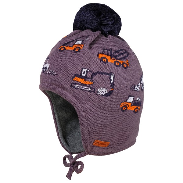 Шапка для мальчика с помпоном, сшитая в виде строительной техники Maximo, Graphite
Шапка для мальчика с помпоном, сшитая в виде строительной техники Maximo, Graphite