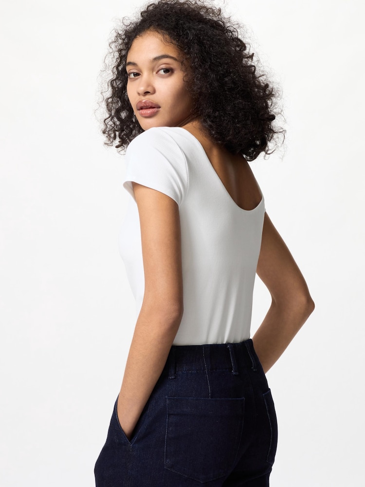 Хлопковая футболка с чашечками airism Uniqlo, белый
Хлопковая футболка с чашечками airism Uniqlo, белый