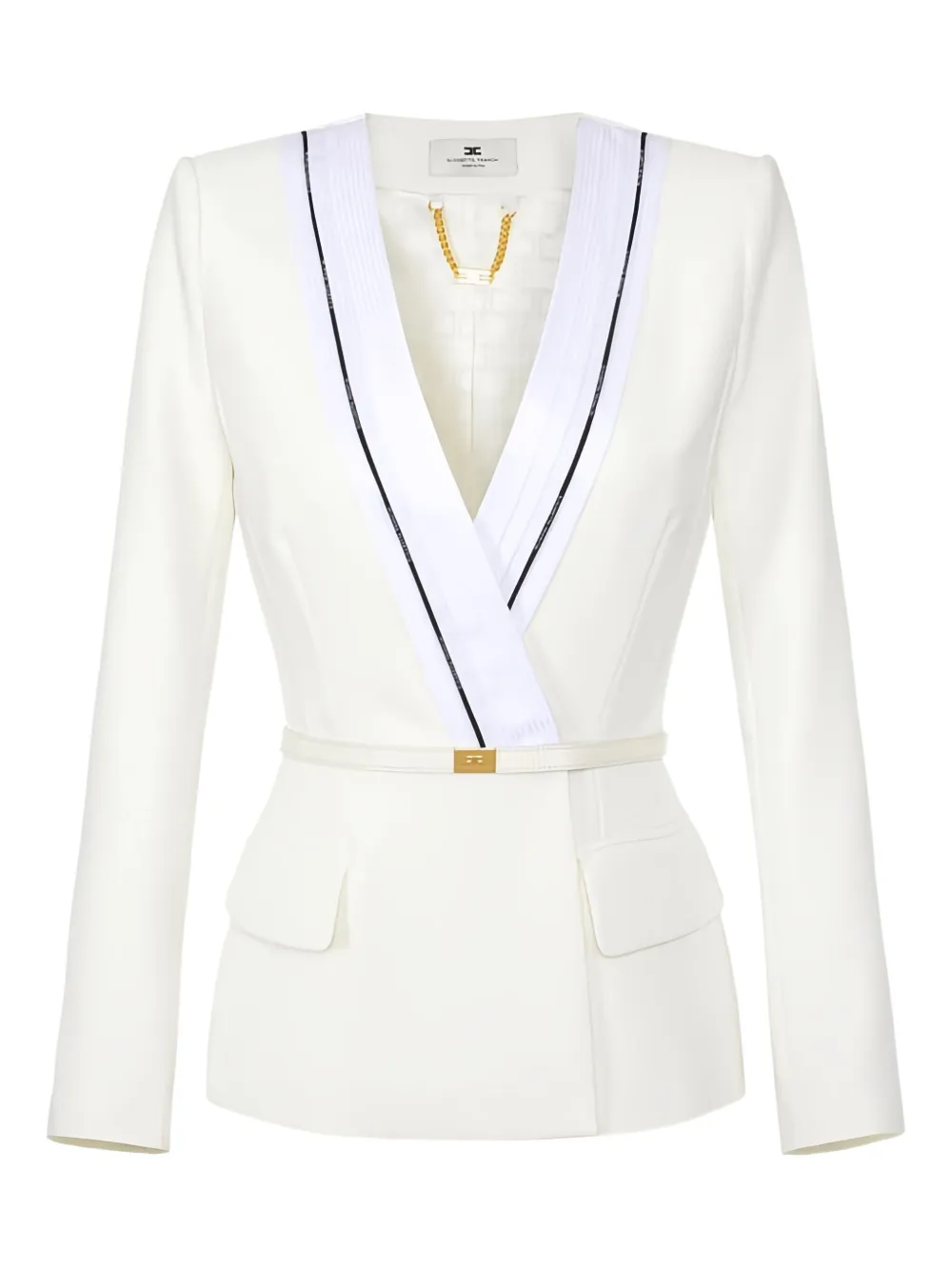 Куртка с клапанами на карманах Elisabetta Franchi, белый
Куртка с клапанами на карманах Elisabetta Franchi, белый