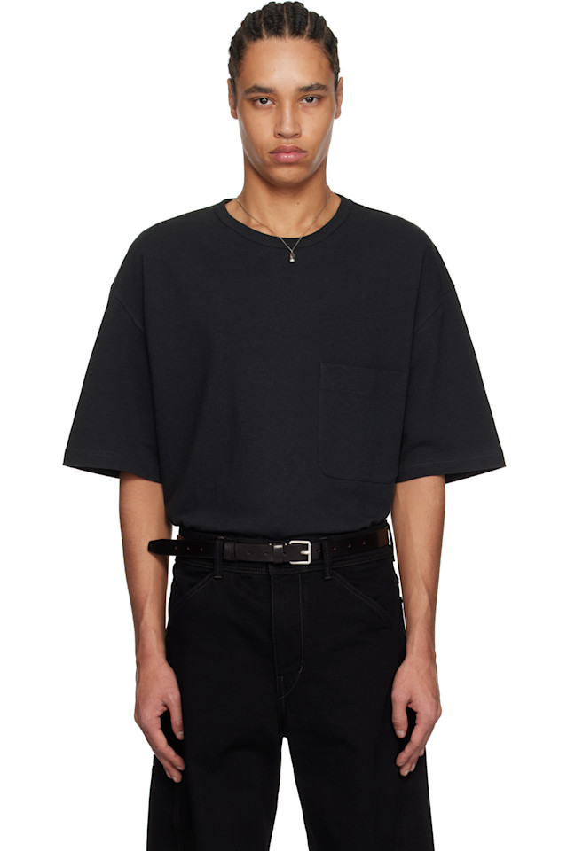 Короткий рукав футболка Boxy Lemaire, черный
Короткий рукав футболка Boxy Lemaire, черный