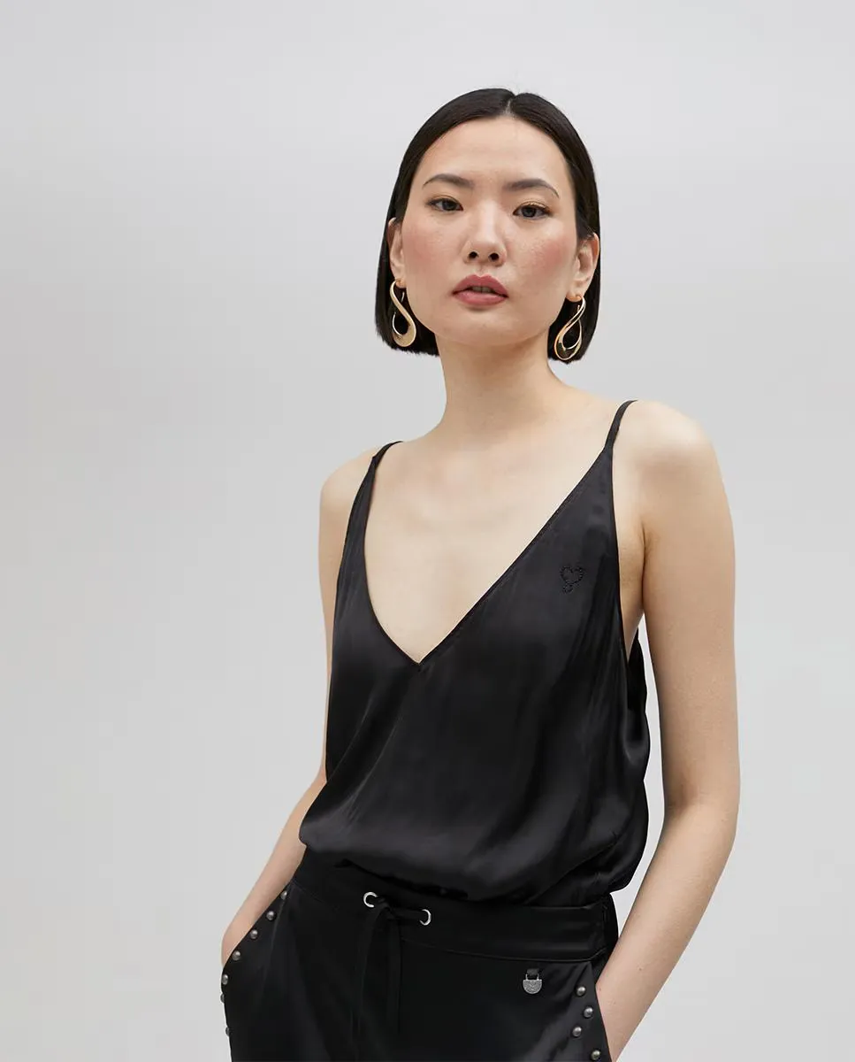 Женский топ на бретелях Lola Casademunt, черный
Женский топ на бретелях Lola Casademunt, черный