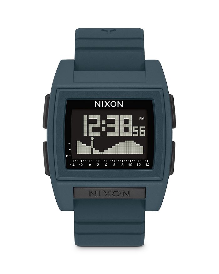 Цифровые часы Base Tide Pro, 42 мм Nixon, синий 
Цифровые часы Base Tide Pro, 42 мм Nixon, синий