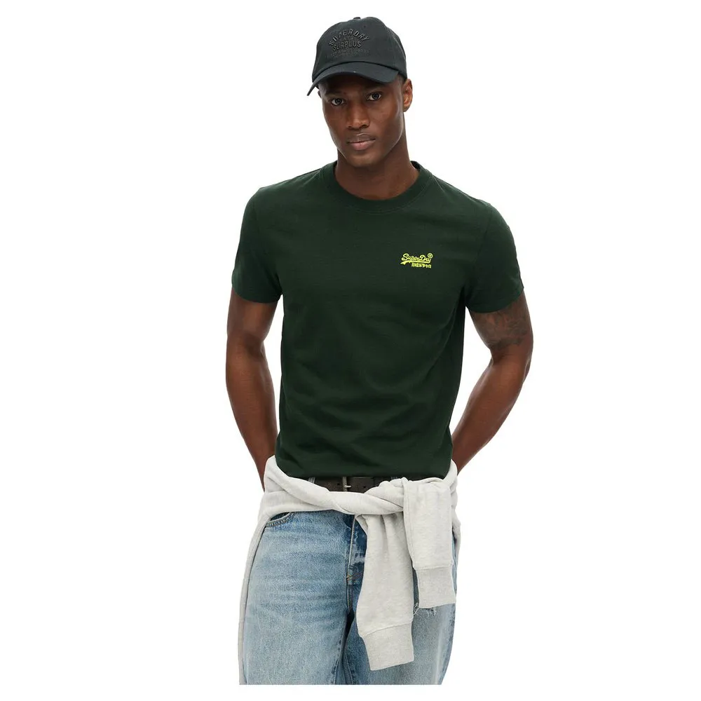 Футболка Superdry Essential Logo Embroidered, зеленый 
Футболка Superdry Essential Logo Embroidered, зеленый