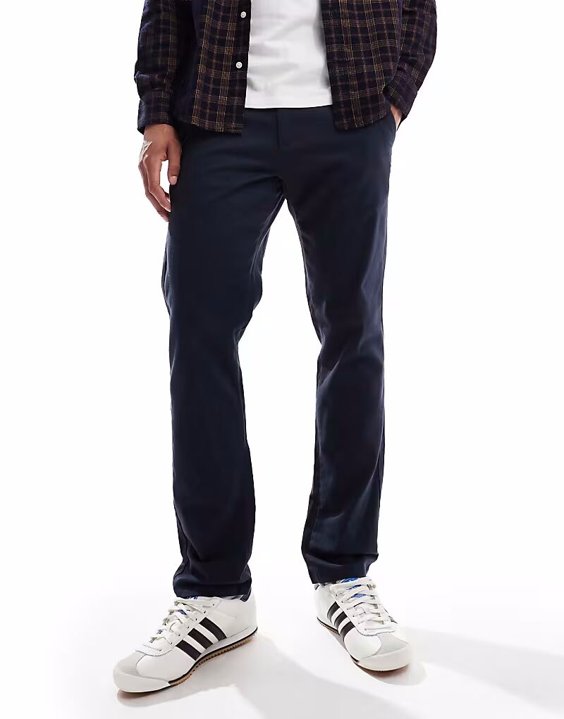 Узкие брюки-чинос темно-синего цвета New Look
Узкие брюки-чинос темно-синего цвета New Look