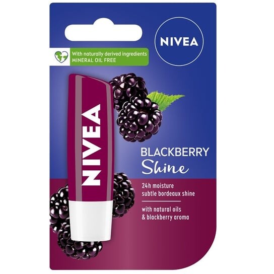 Питательная губная помада Blackberry Shine, 4,8 г Nivea
Питательная губная помада Blackberry Shine, 4,8 г Nivea