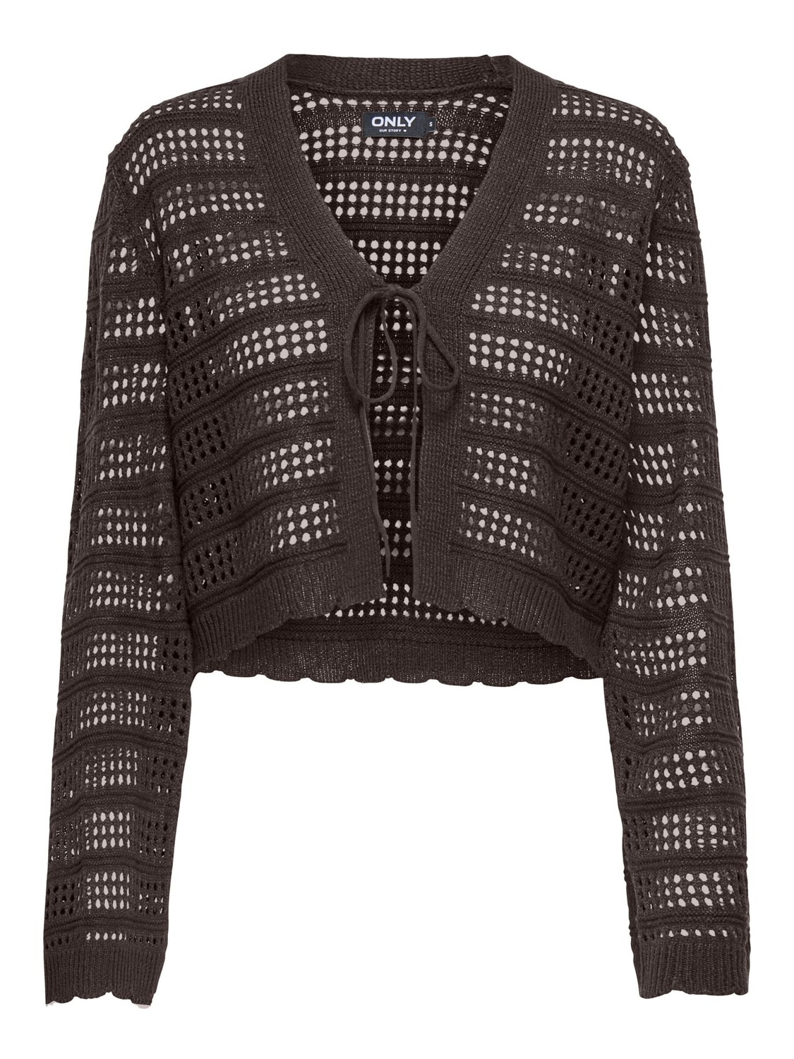 ONLY Кардиган 'ONLLykke' в темно-коричневом цвете
ONLY Кардиган 'ONLLykke' в темно-коричневом цвете