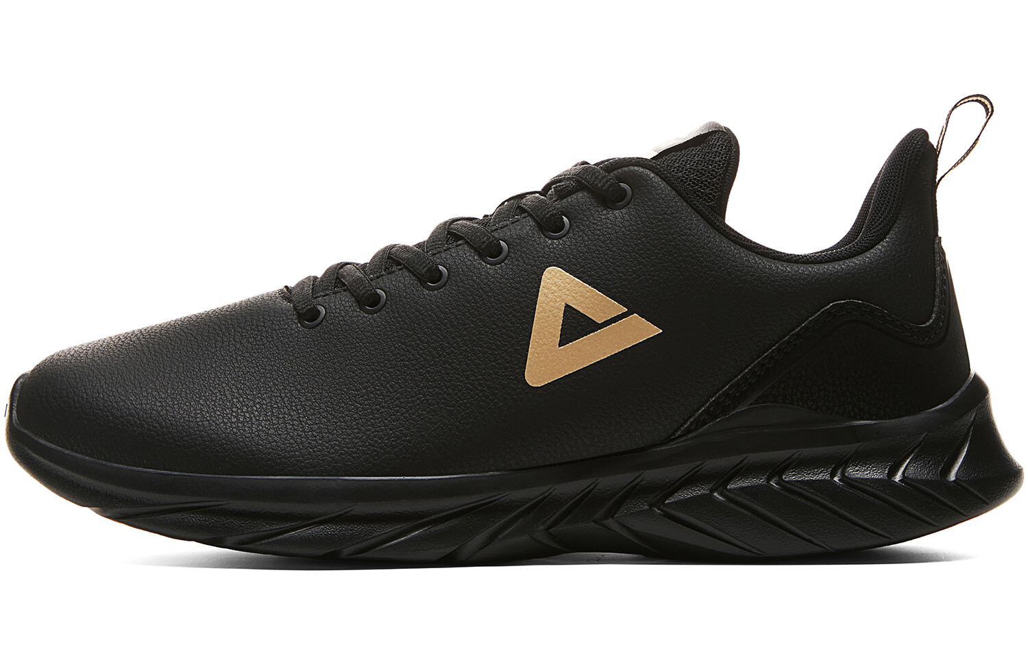 Кроссовки Qingyi для бега мужские с низким верхом, черные/золотые Peak
Кроссовки Qingyi для бега мужские с низким верхом, черные/золотые Peak